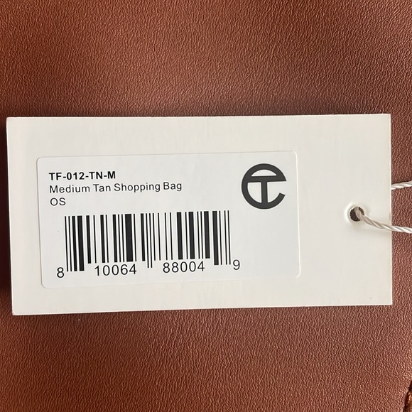 Telfar medium size shopping bag in tan! NWT - Picture 7 of 7